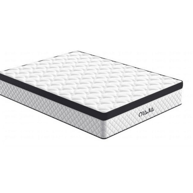 Oyajia 12 Inch Memory Foam and Spring Hybrid Mattress - Medium Firm Feel - Quality Comfort and Adaptive Support - Breathable - Cooling - for Guest and Kids Bedroom - Twin Mattress-8203777