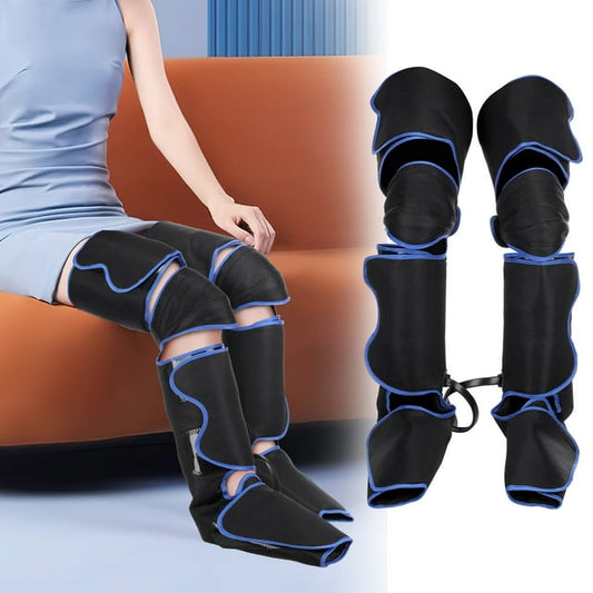 Oyajia Leg Massager, Air Compression Thigh, Calf, Knee & Foot Massager for Circulation and Pain Relief, Muscle Relaxation,2 Heat Levels, 3 Modes, and 3 Intensities-8082181